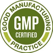 GMP certified good manufacturing practice quality badge